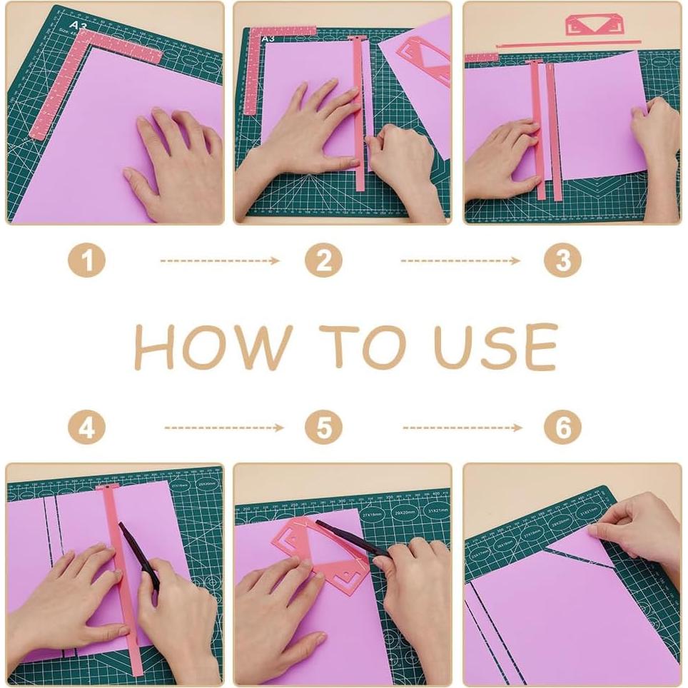 Juego de 18 Herramientas de Encuadernación HOBBIESAY Acrílico