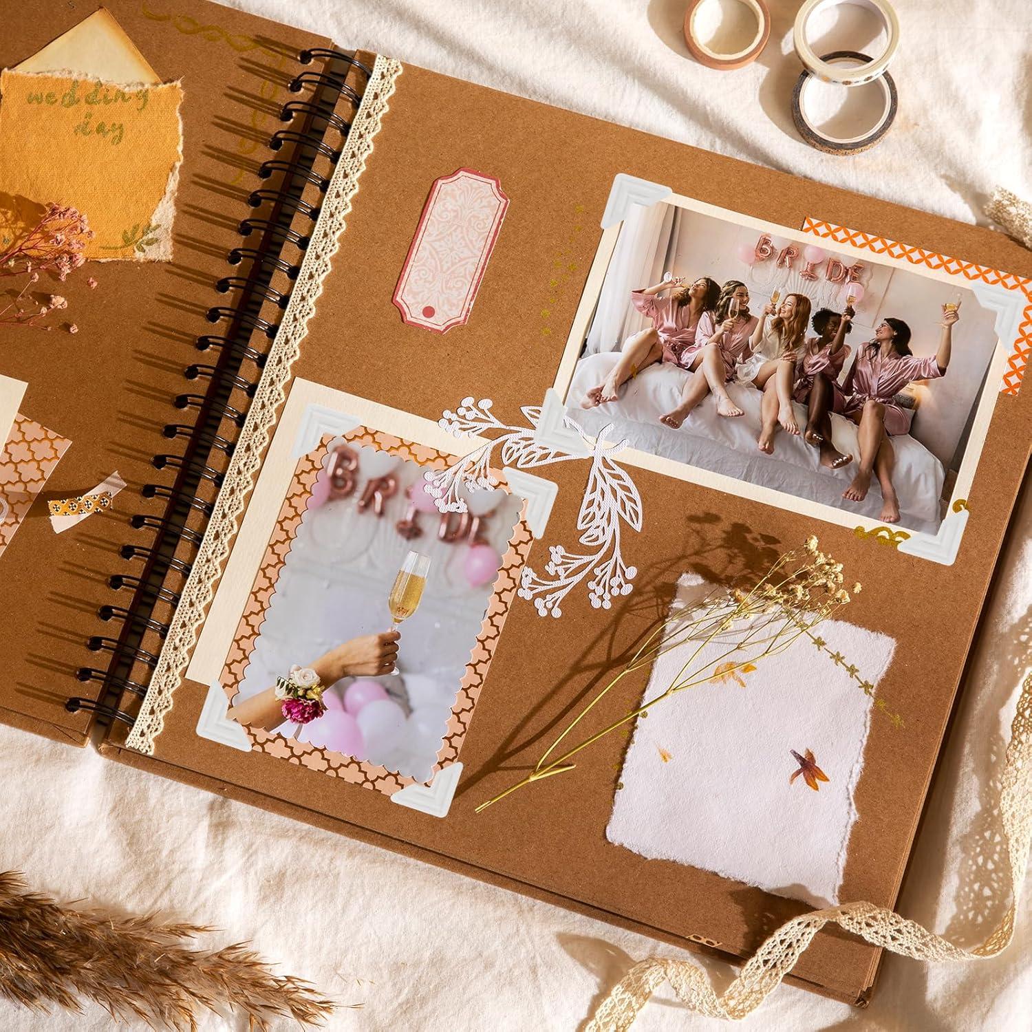 240 Esquinas de Foto Autoadhesivas Blancas QfwdfcTrenz 2x2cm