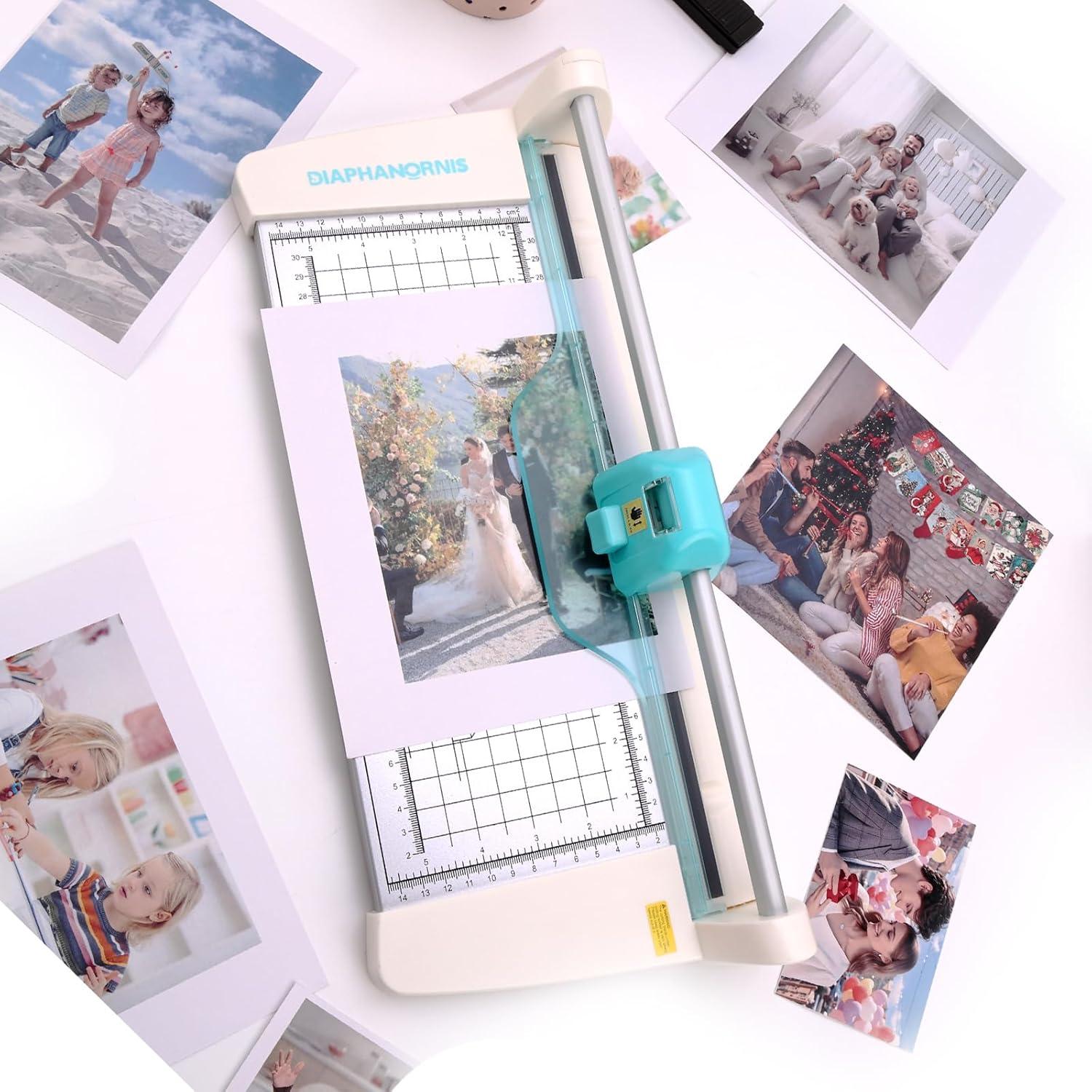 Cortadora de Papel Rotativa 4-en-1 DIAPHANORNIS 30.48 cm