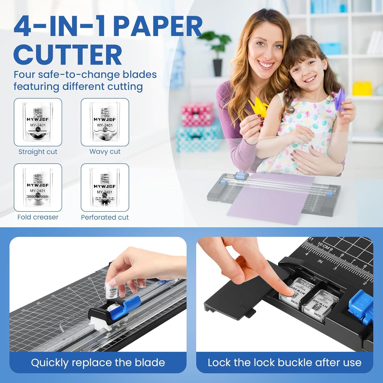 Cortadora de Papel MYWJDF 30.48 cm con 5 Cabezas de Corte