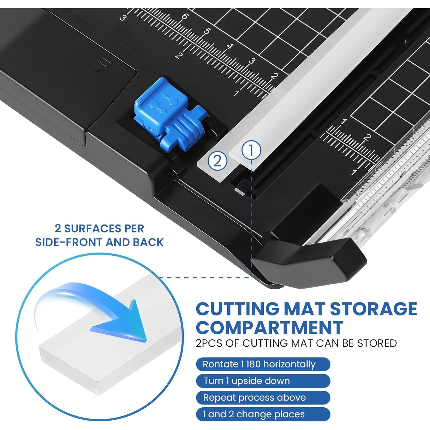 Cortadora de Papel MYWJDF 30.48 cm con 5 Cabezas de Corte
