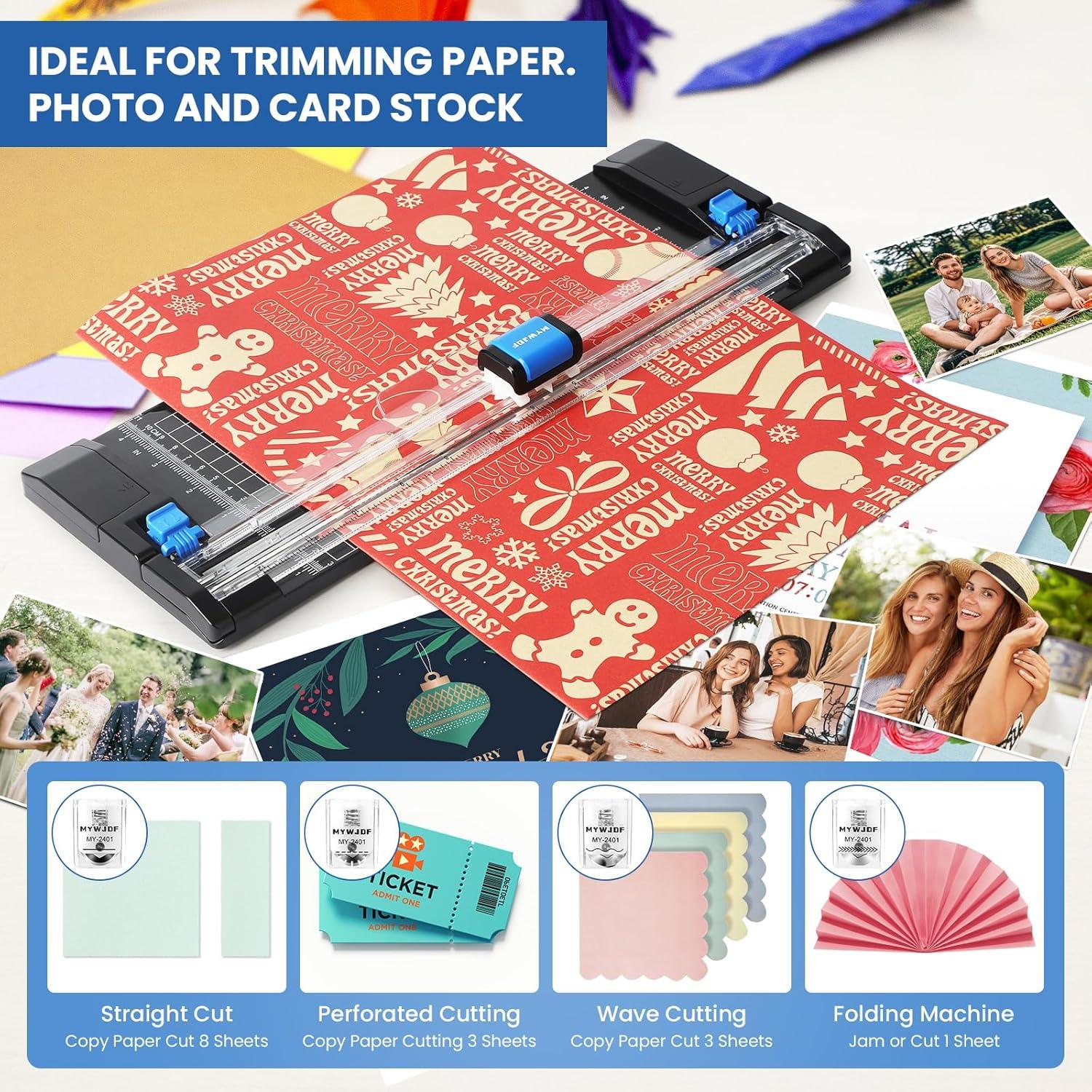 Cortadora de Papel MYWJDF 30.48 cm con 5 Cabezas de Corte