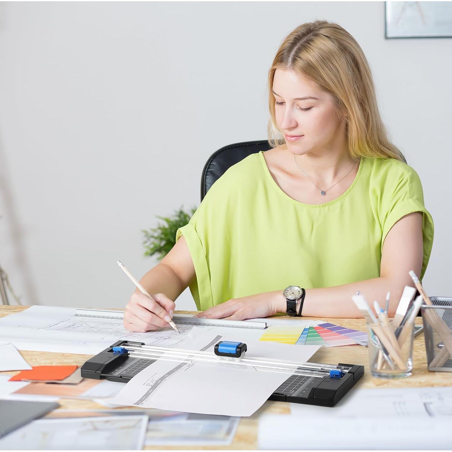 Cortadora de Papel MYWJDF 30.48 cm con 5 Cabezas de Corte