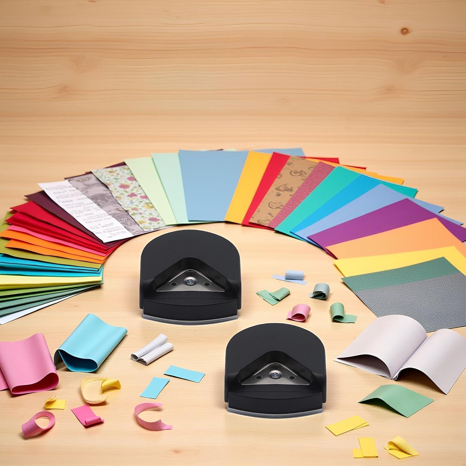 Troquel Cortador de Esquinas 4mm Czhotg - 2 Piezas Negro