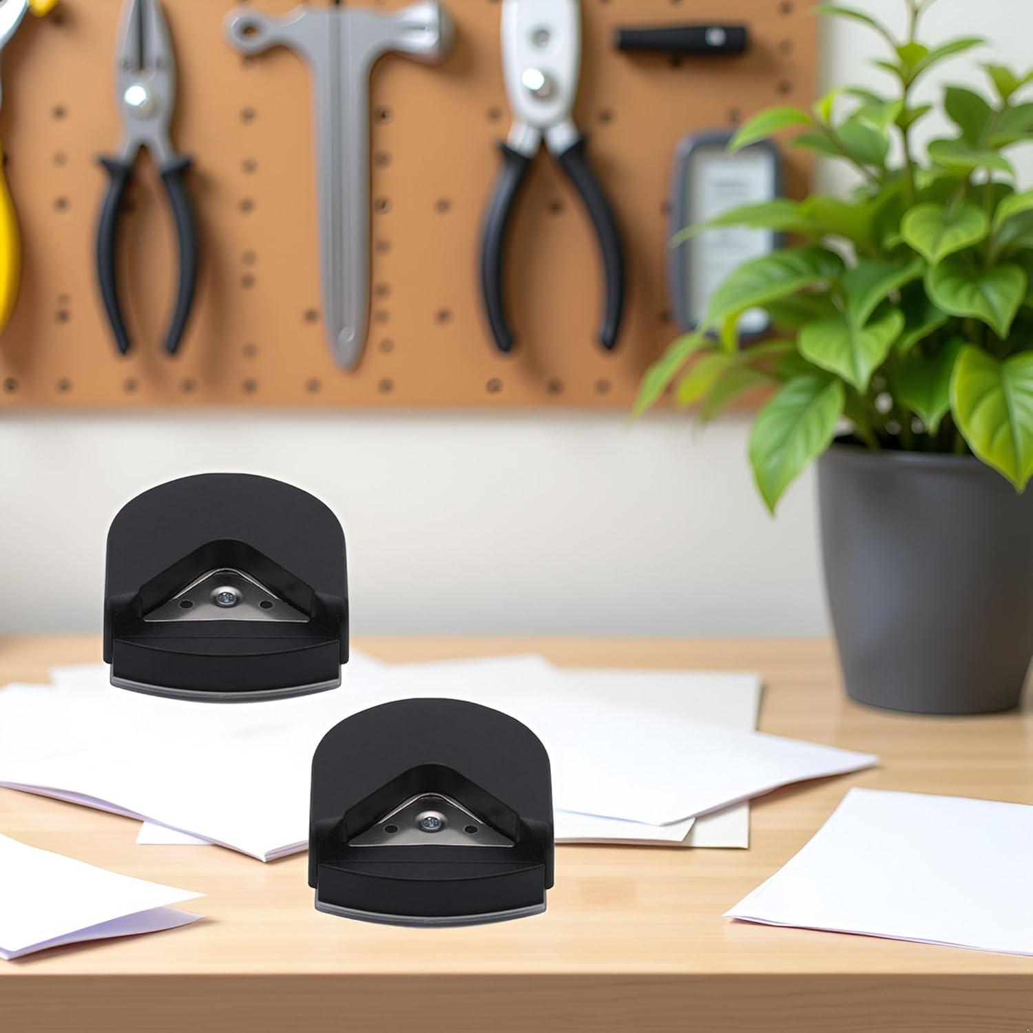 Troquel Cortador de Esquinas 4mm Czhotg - 2 Piezas Negro