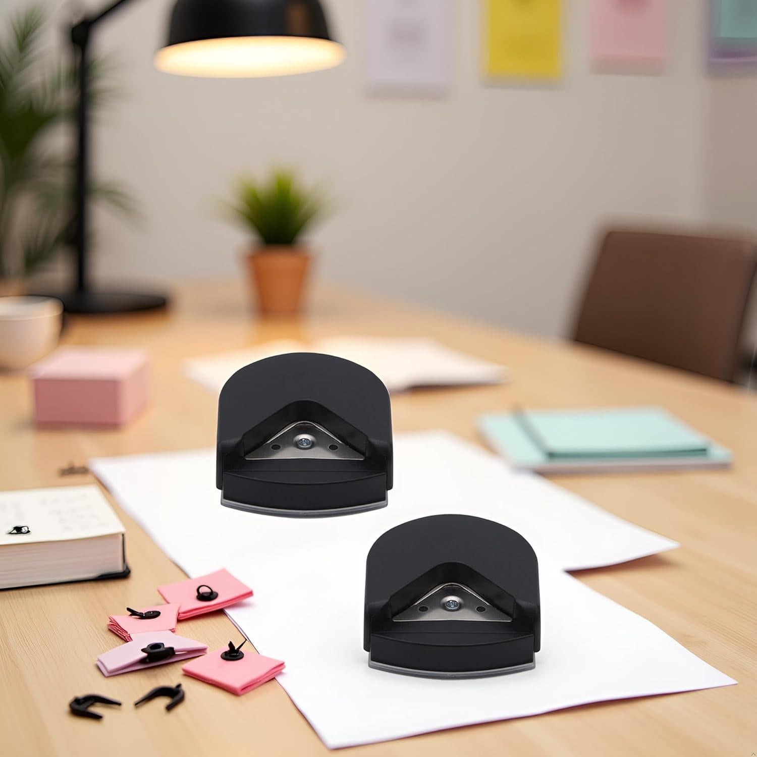 Troquel Cortador de Esquinas 4mm Czhotg - 2 Piezas Negro