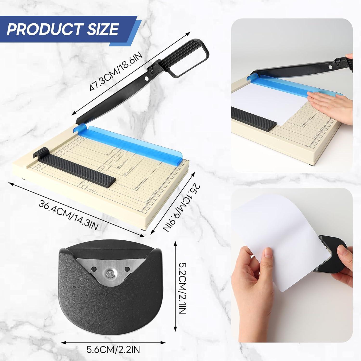 Cortadora de Papel DWSFADA A4 con Cuchilla de Titanio 30.48 cm