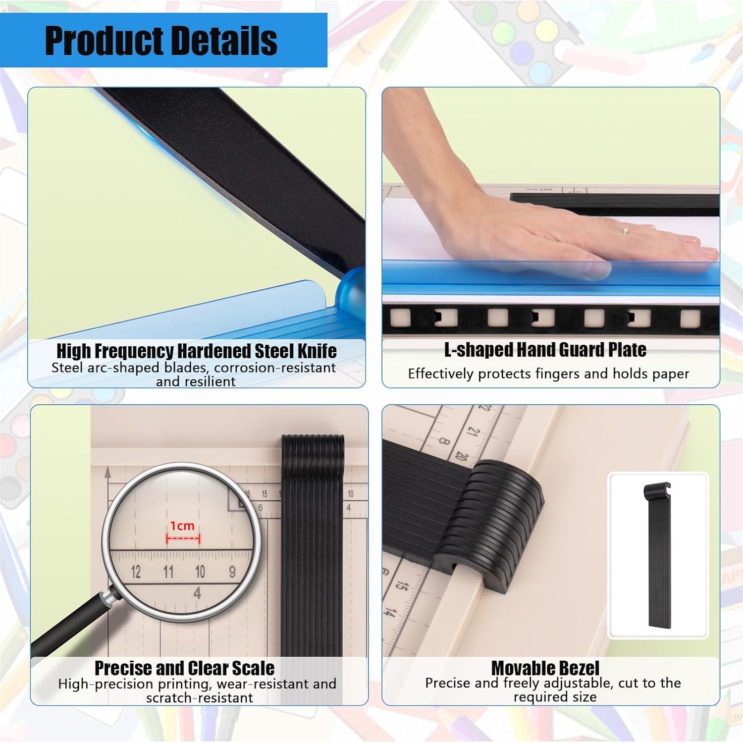 Cortadora de Papel Guillotina YCWF 30.48 cm 12 Hojas