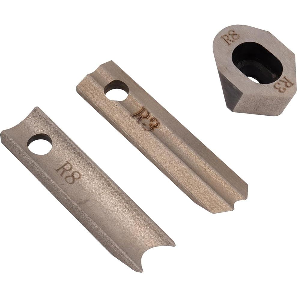 Juego de Cuchillas de Reemplazo IRONWALLS R3mm y R8mm para Cortador de Esquinas Manual