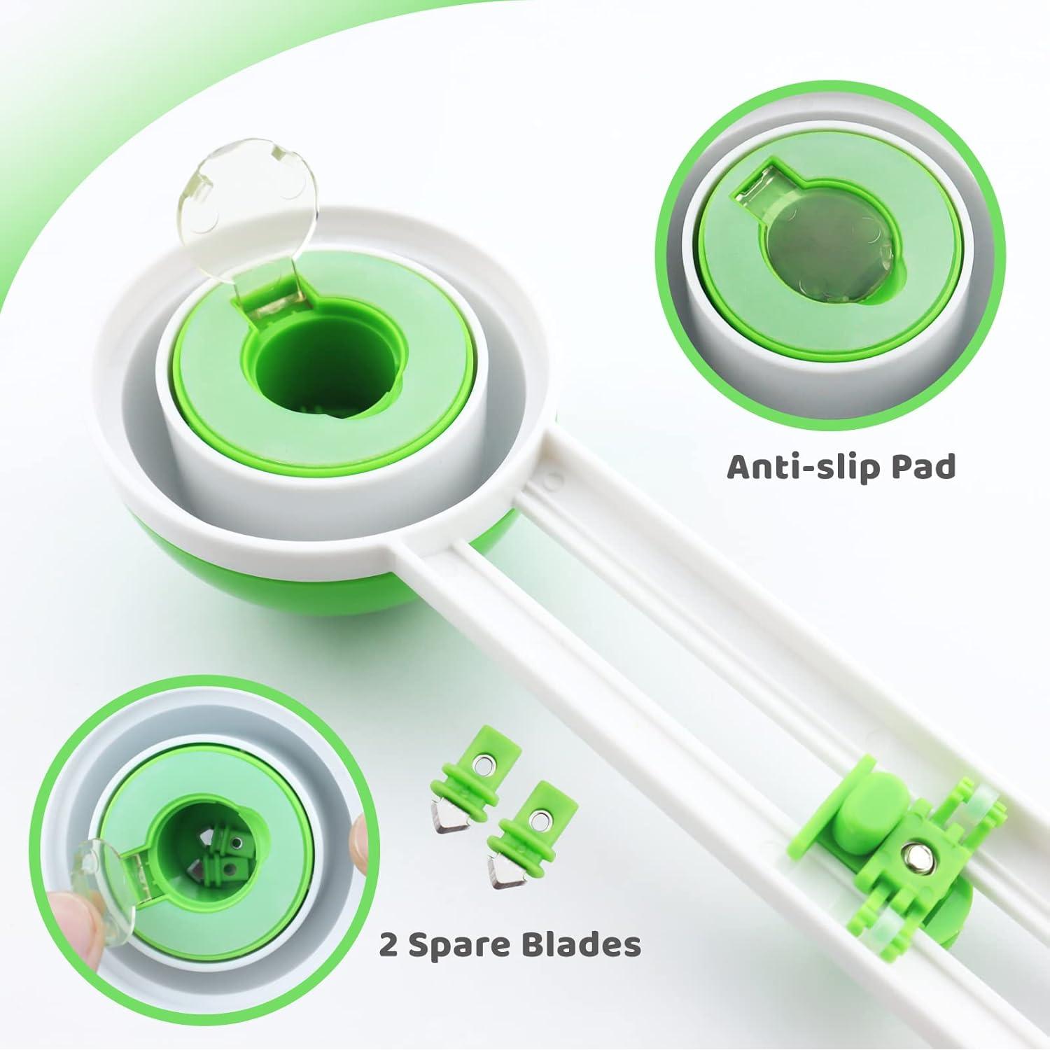 Cortador de Papel Circular YETOOME 22x7 cm con 3 Cuchillas