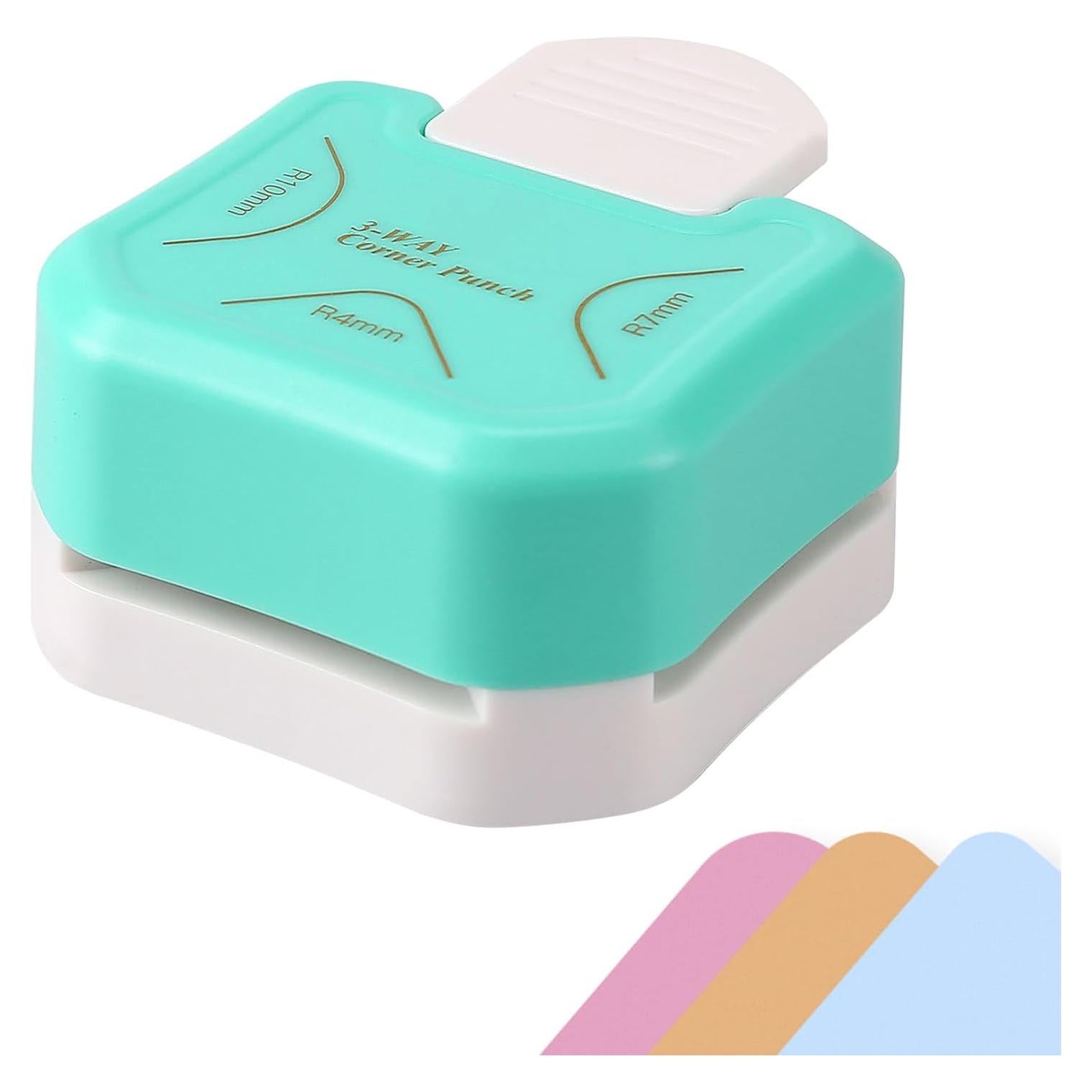 Troquelador de esquinas 3 en 1 HAUSTGO 4mm 7mm 10mm para manualidades