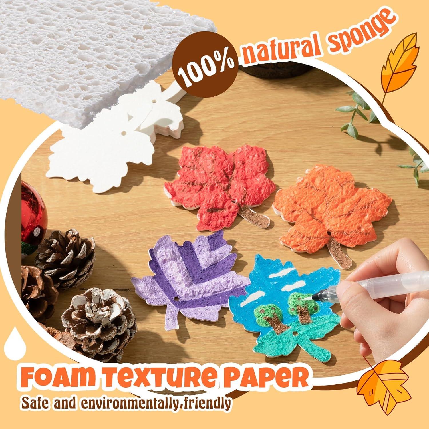 Papel de Pintura Texturizado de Espuma Wonderjune 20 Pcs 8.13x7.62cm