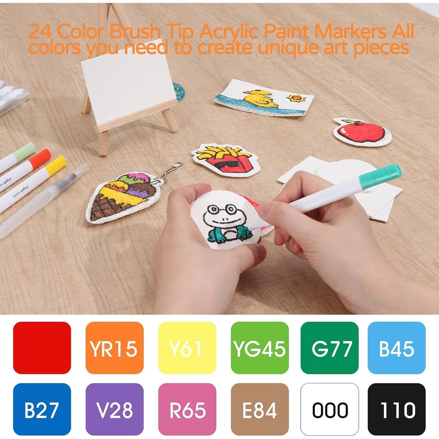 Kit de Pintura con Espuma Mágica Healgem - 61 Piezas