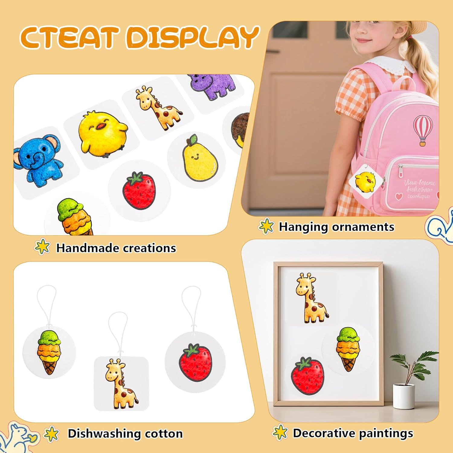 Kit de Pintura Puff Mágica CASLSI 56PCS - 3D para Niños