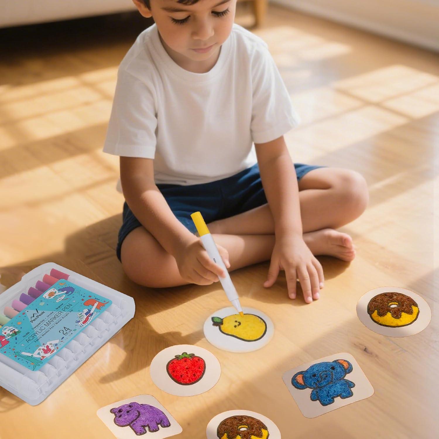 Kit de Pintura Puff Mágica CASLSI 56PCS - 3D para Niños