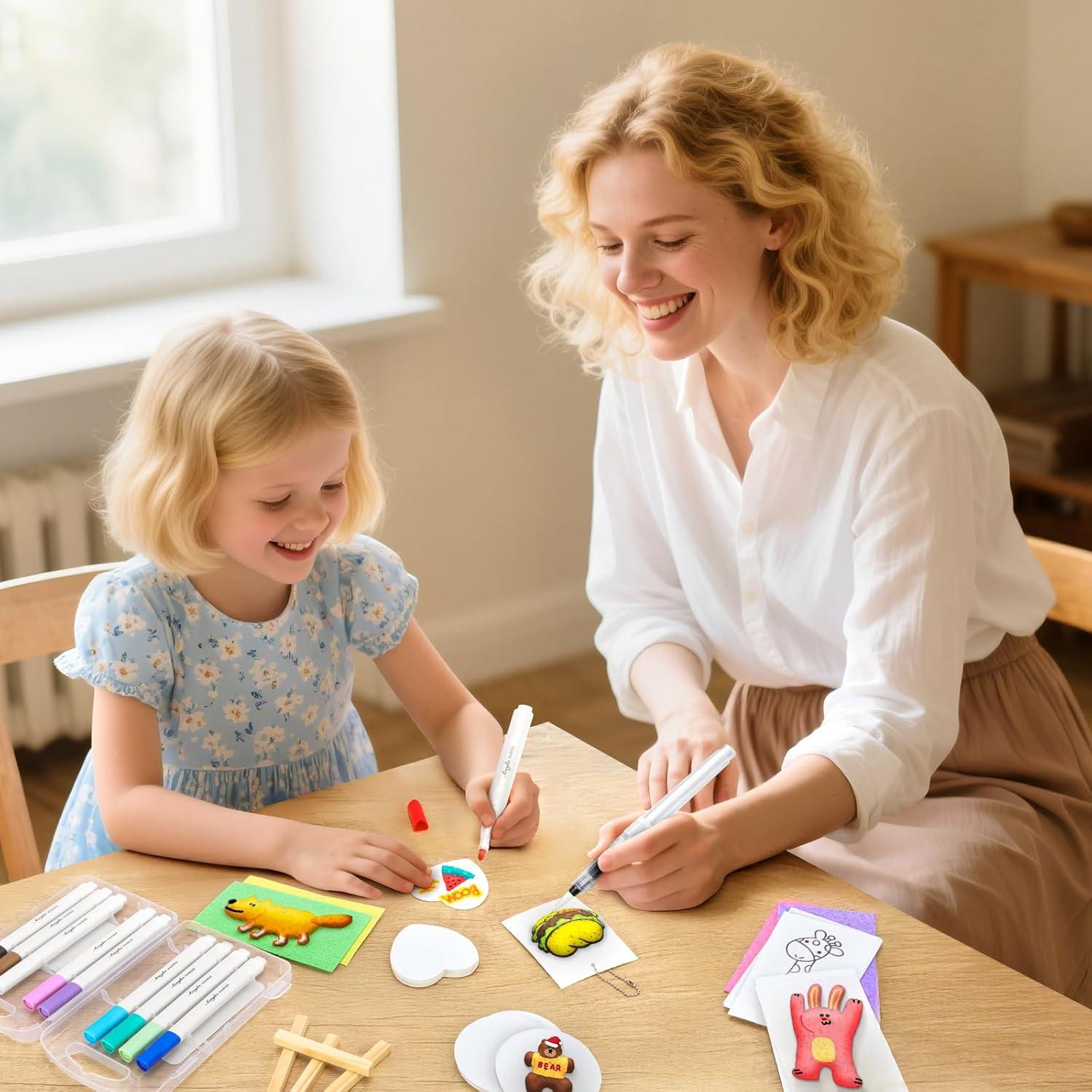 Kit de Pintura Mágica Puffy KETIEE 58 Piezas 3D