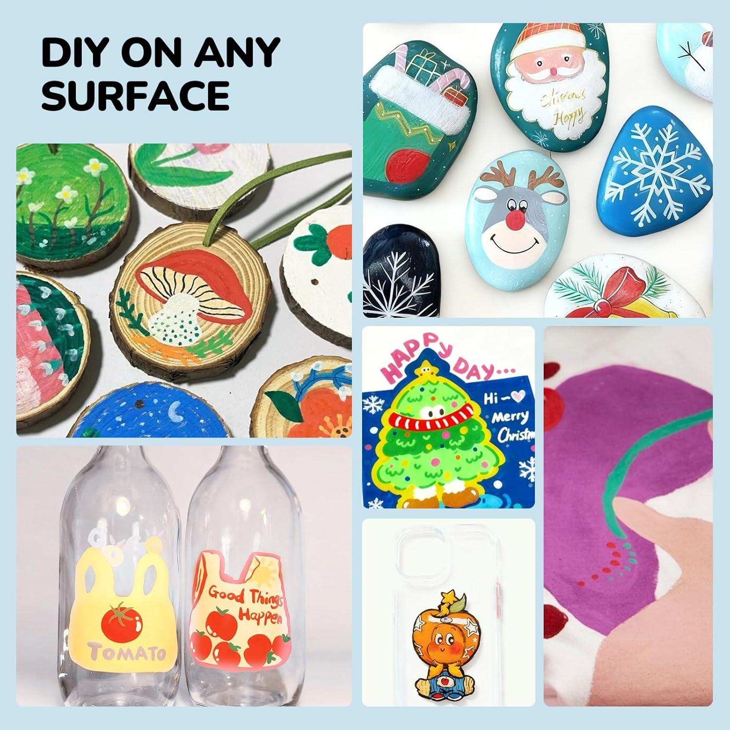 Marcadores Acrílicos Jootle 36 Colores Punta de Pincel