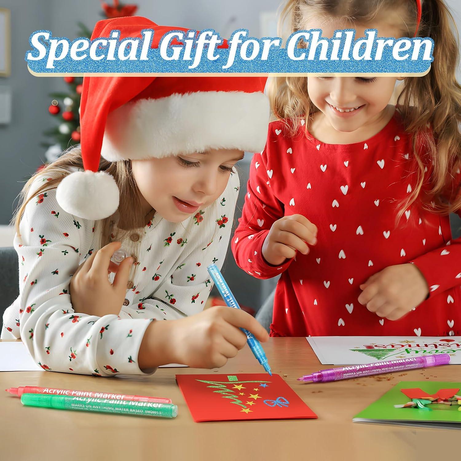 Conjunto de 12 Marcadores Acrílicos Brillantes MaxGear 0.7mm