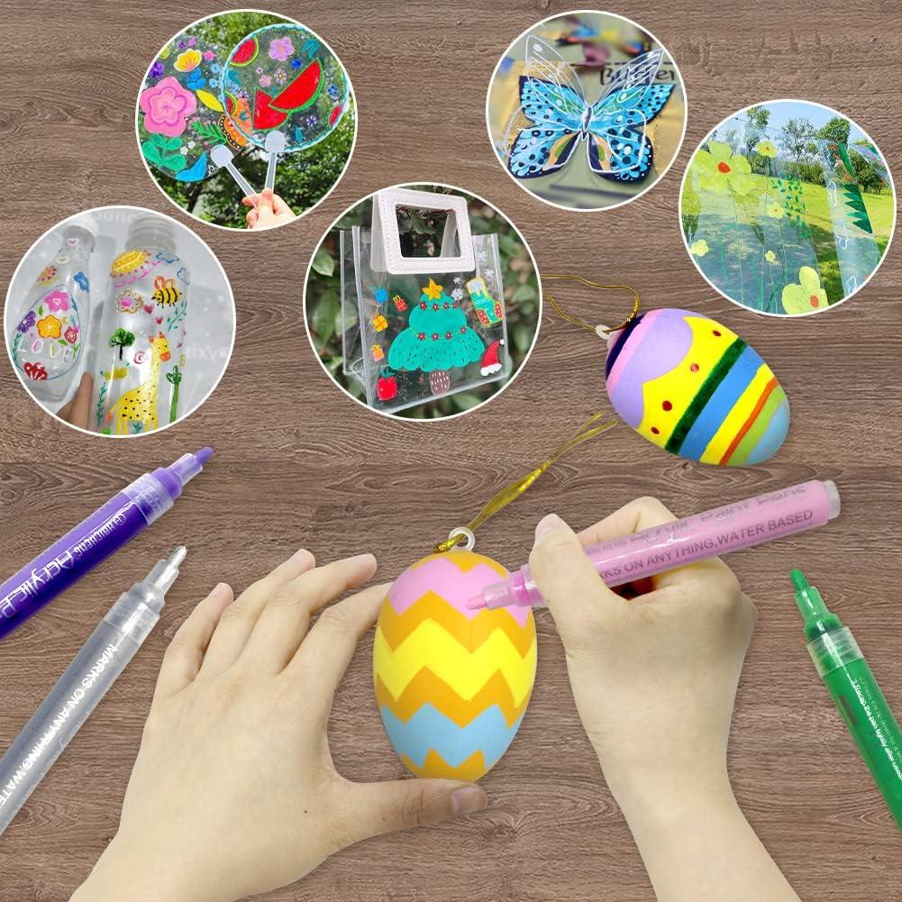 Marcadores de Pintura Acrílica CH HAICHENG 12 Colores 2mm