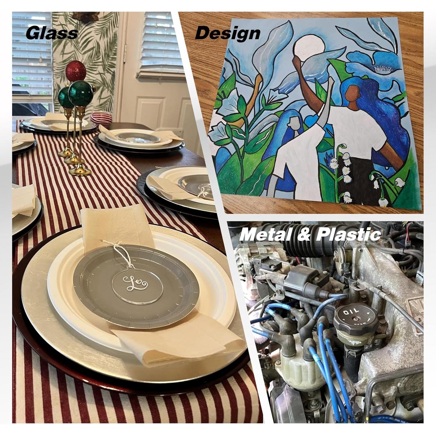 Marcadores Permanentes Acrílicos FLYMAX Rojo 2.5mm - 3 Unidades