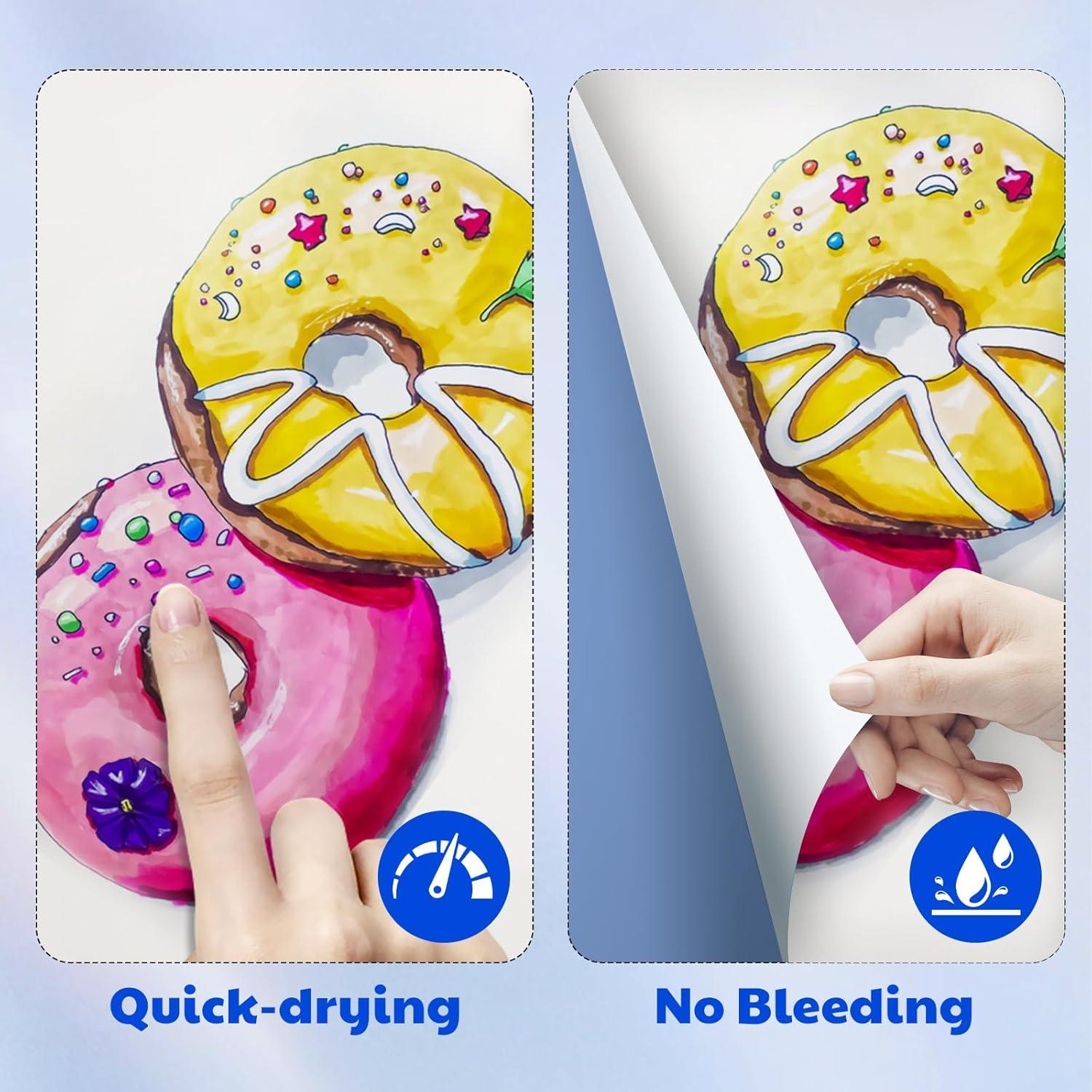 Marcadores Acrílicos JRQ Doble Punta 36 Unidades 4g Tinta Multicolor