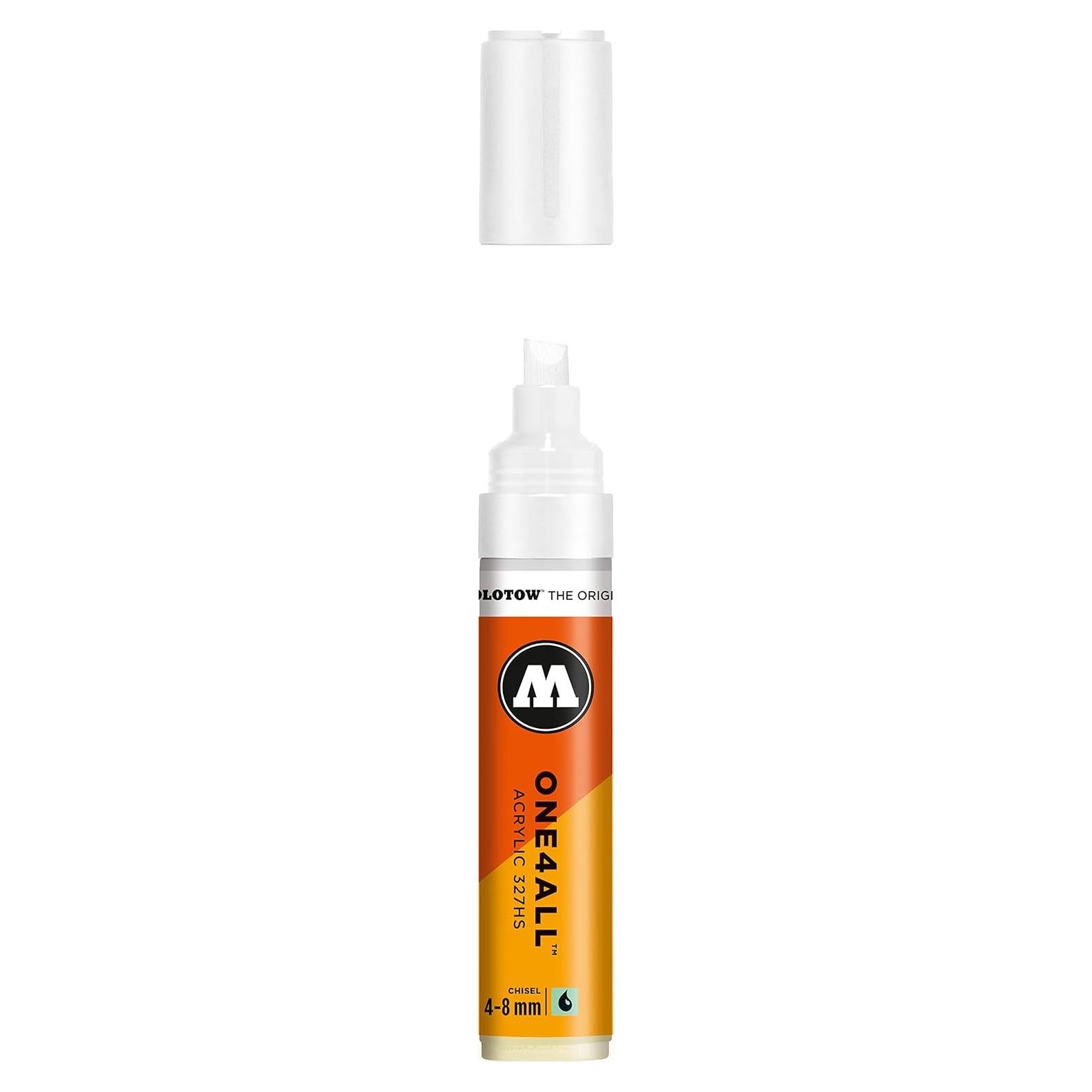 Marcador Acrílico Molotow ONE4ALL 4-8mm Blanco Señal