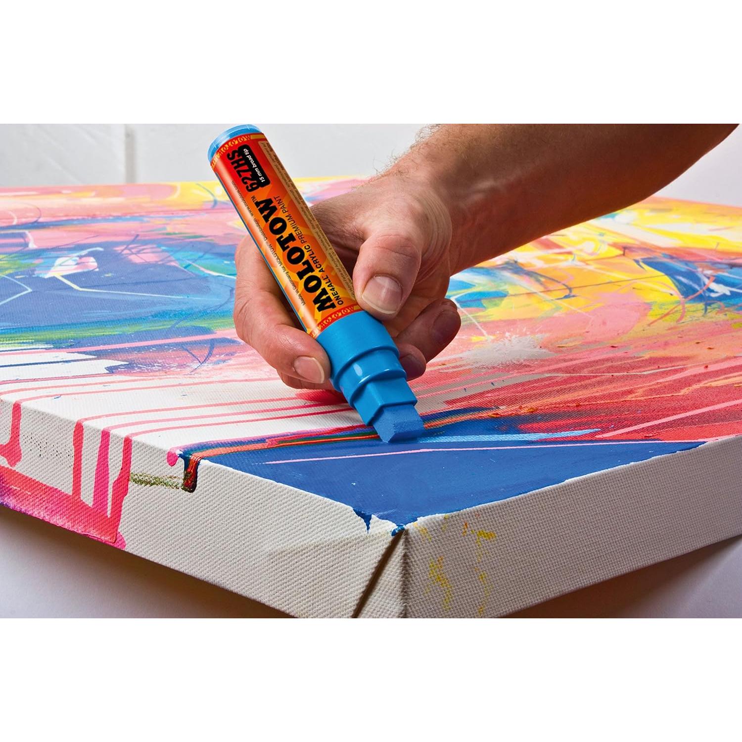 Marcador Acrílico Molotow ONE4ALL 4-8mm Blanco Señal