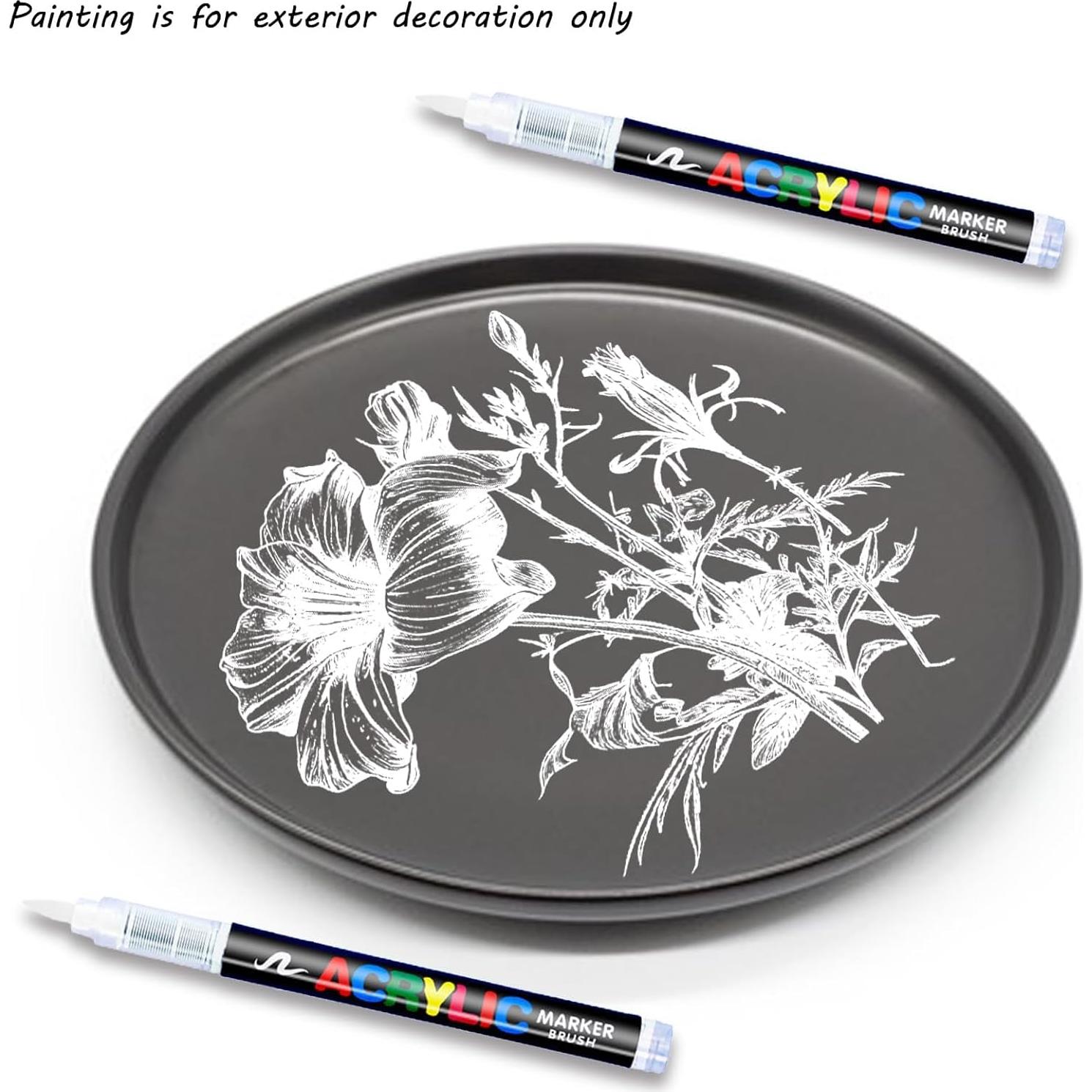 Marcadores permanentes de pintura acrílica blanca Laestyee - 1 unidad