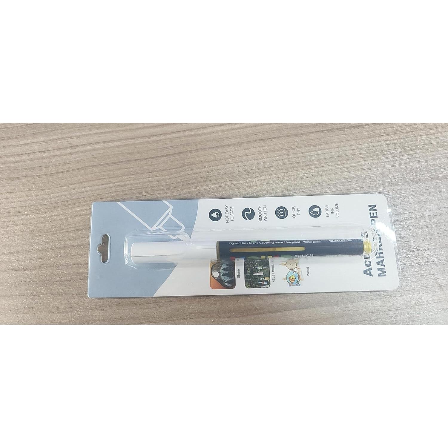 Marcadores permanentes de pintura acrílica blanca Laestyee - 1 unidad