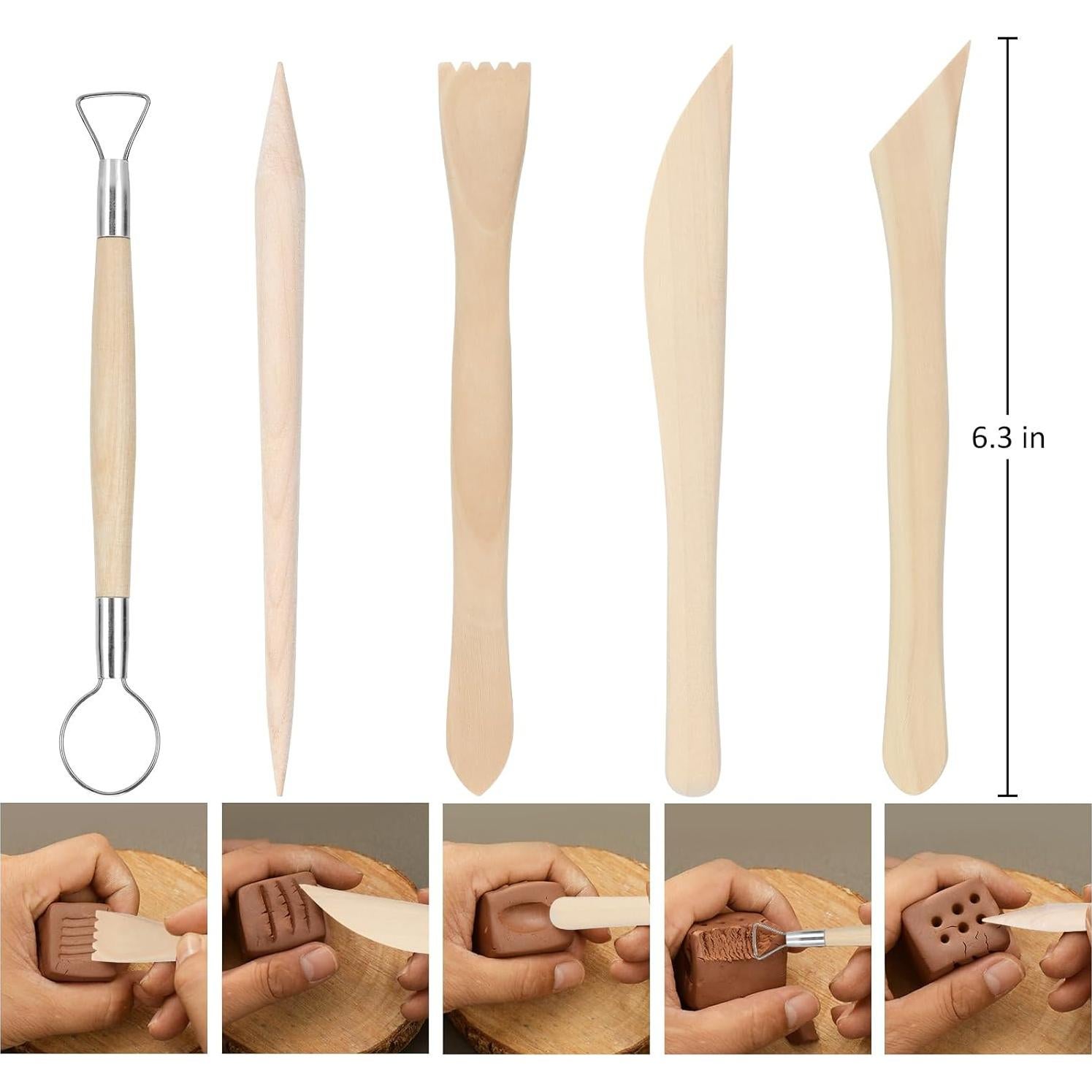 Kit de Arcilla Secado al Aire Blisstime 4.54 kg con 26 Herramientas