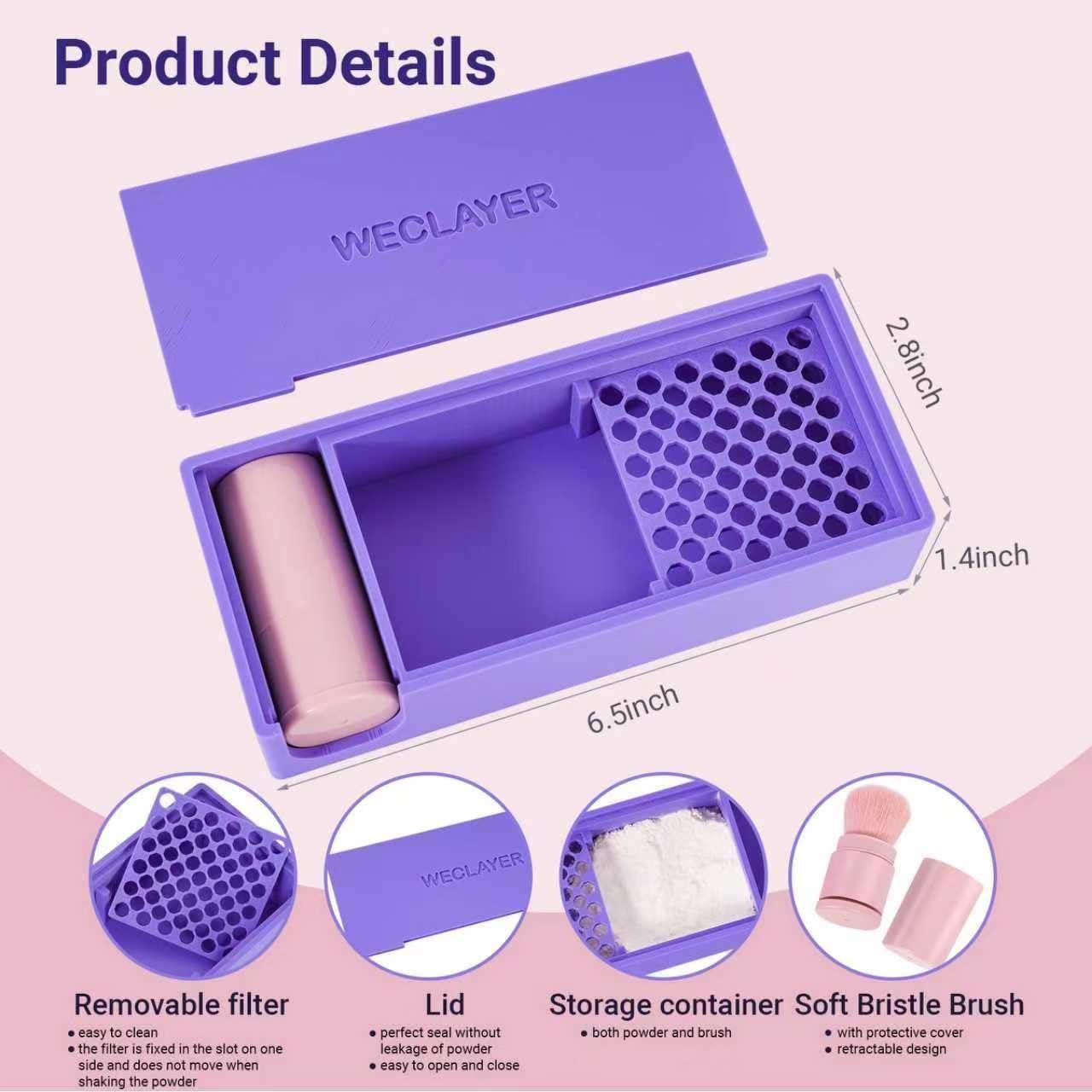 Caja de Almidón de Maíz WECLAYER para Arcilla Polimérica