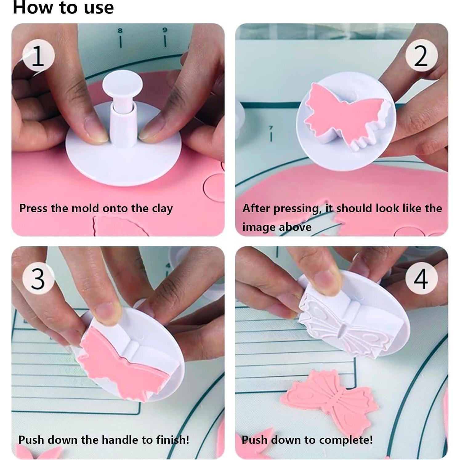Kit de Herramientas de Arcilla CUNSWEN 43 Pcs - Moldes y Doble Extremo