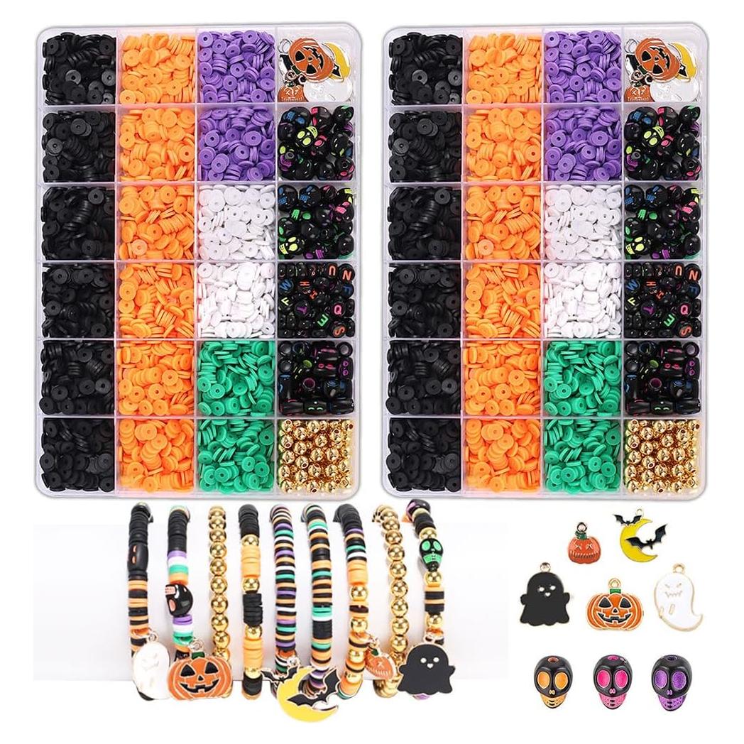 Kit de Pulseras de Halloween 2Box - Cuentas y Charms DIY