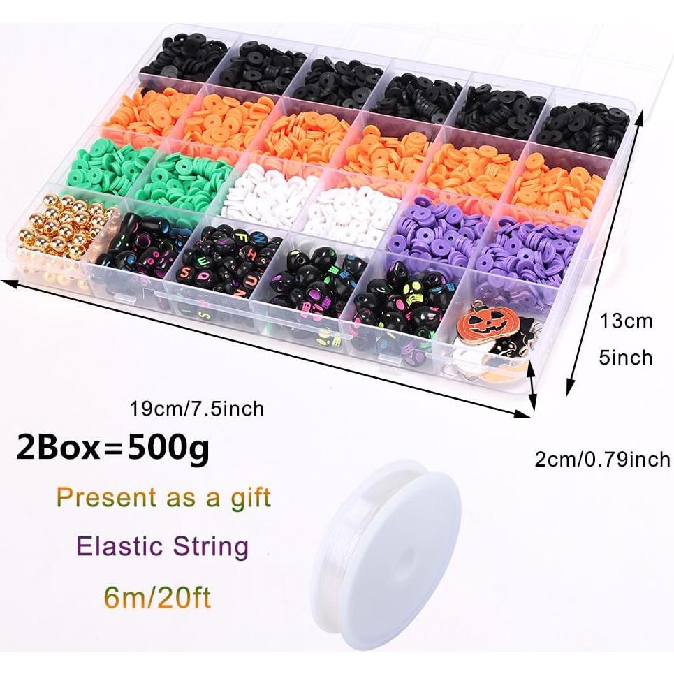 Kit de Pulseras de Halloween 2Box - Cuentas y Charms DIY