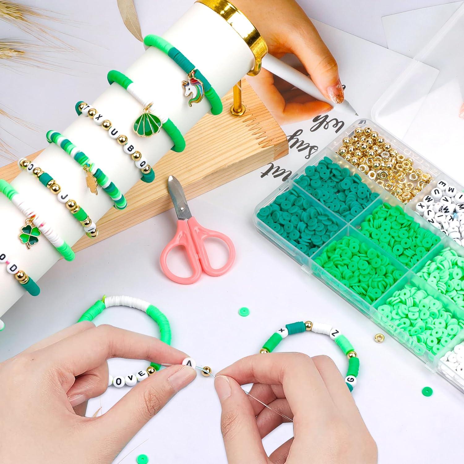 Kit de Cuentas de Arcilla Polimérica GMMA 3500 Piezas Verde