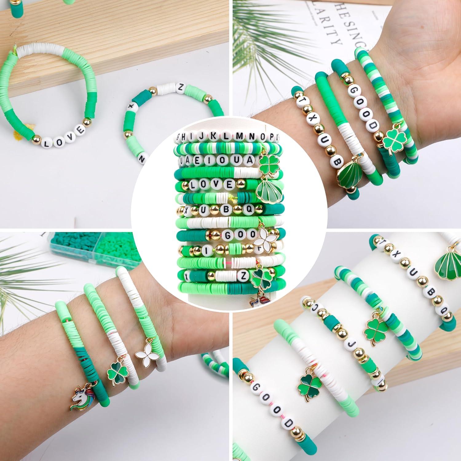 Kit de Cuentas de Arcilla Polimérica GMMA 3500 Piezas Verde