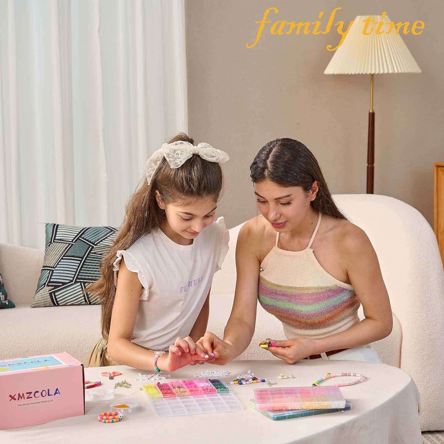 Kit de Pulseras de Cuentas de Arcilla XMZCOLA 12800 Piezas