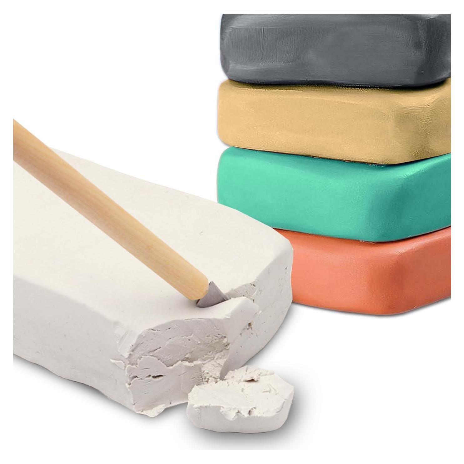 Arcilla de Secado al Aire ReArt 1kg para Modelado - 5 Piezas