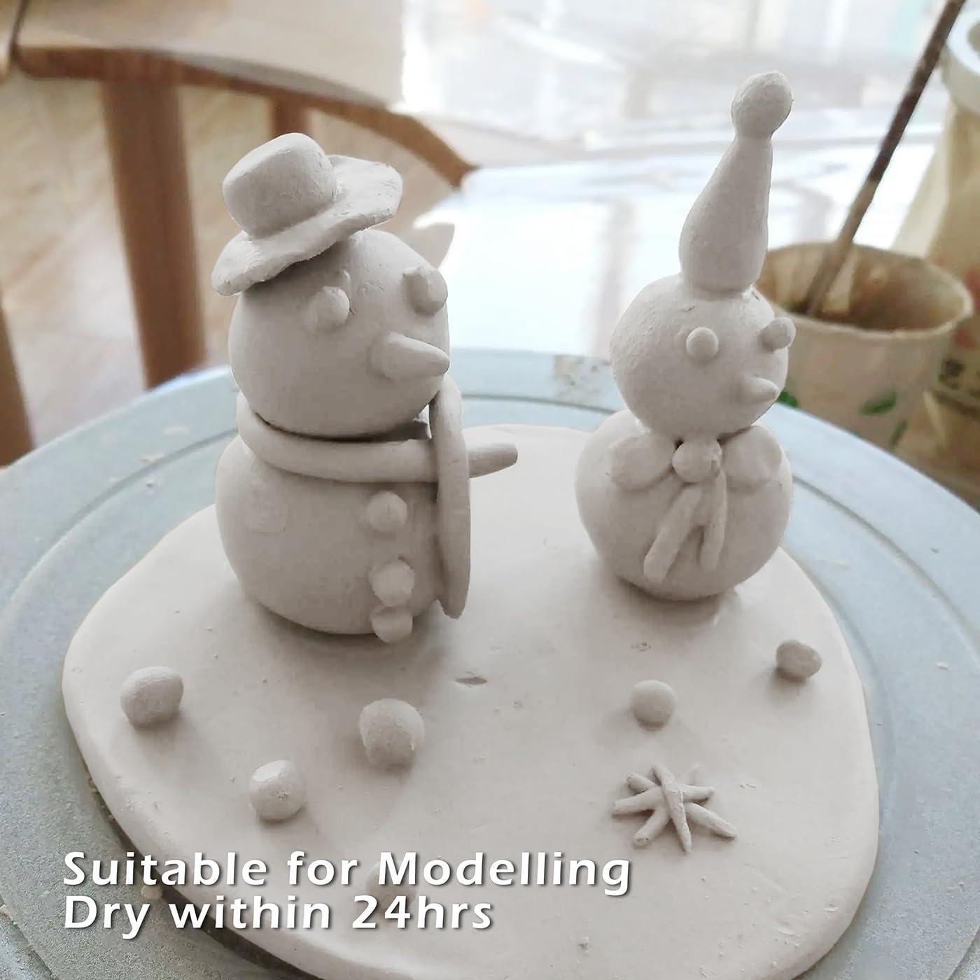 Arcilla de Secado al Aire ReArt 1kg para Modelado - 5 Piezas