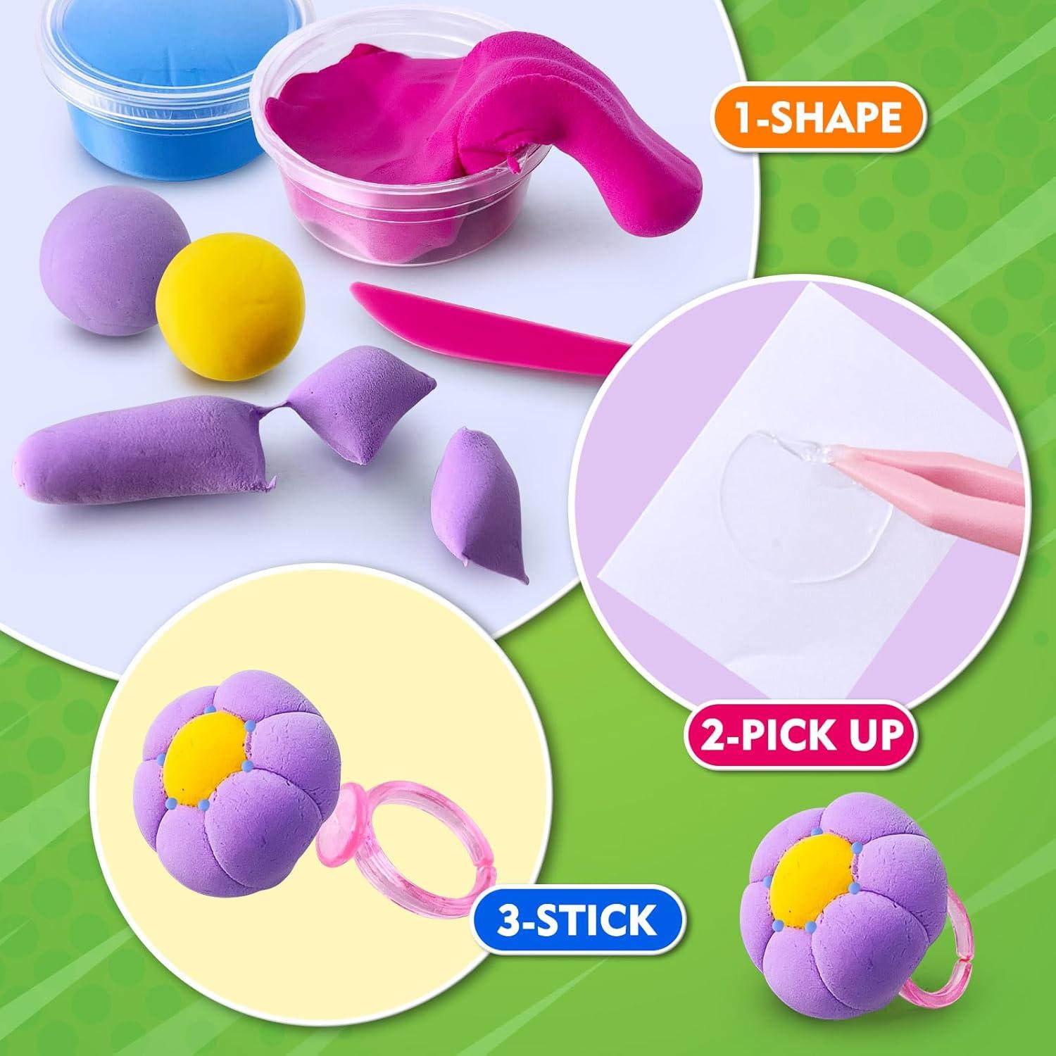 Kit de Arcilla Air Dry ESSENSON 66 Colores para Manualidades