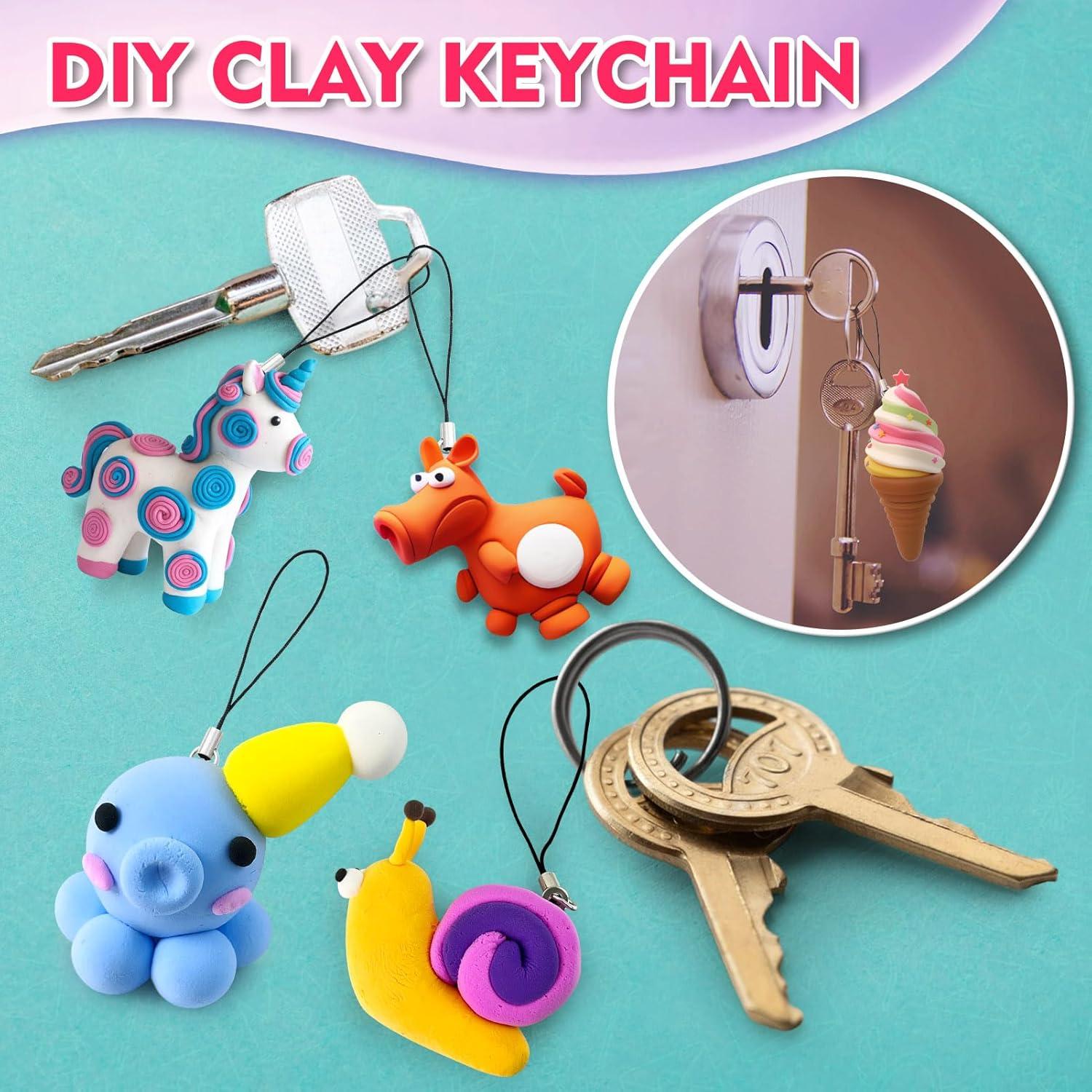 Kit de Arcilla Air Dry ESSENSON 66 Colores para Manualidades