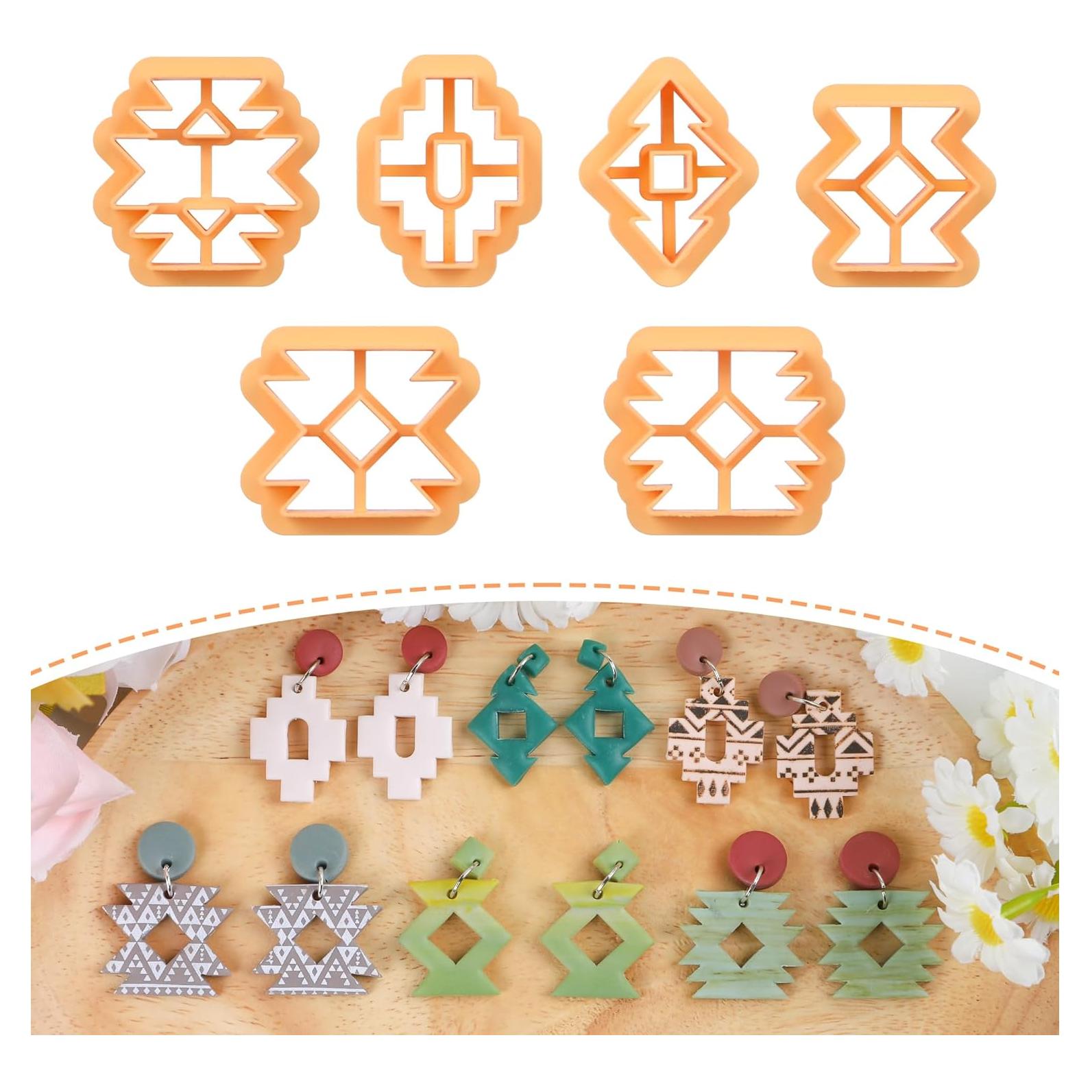 Cortadores de Arcilla Polimérica Puocaon - 6 Piezas Azteca