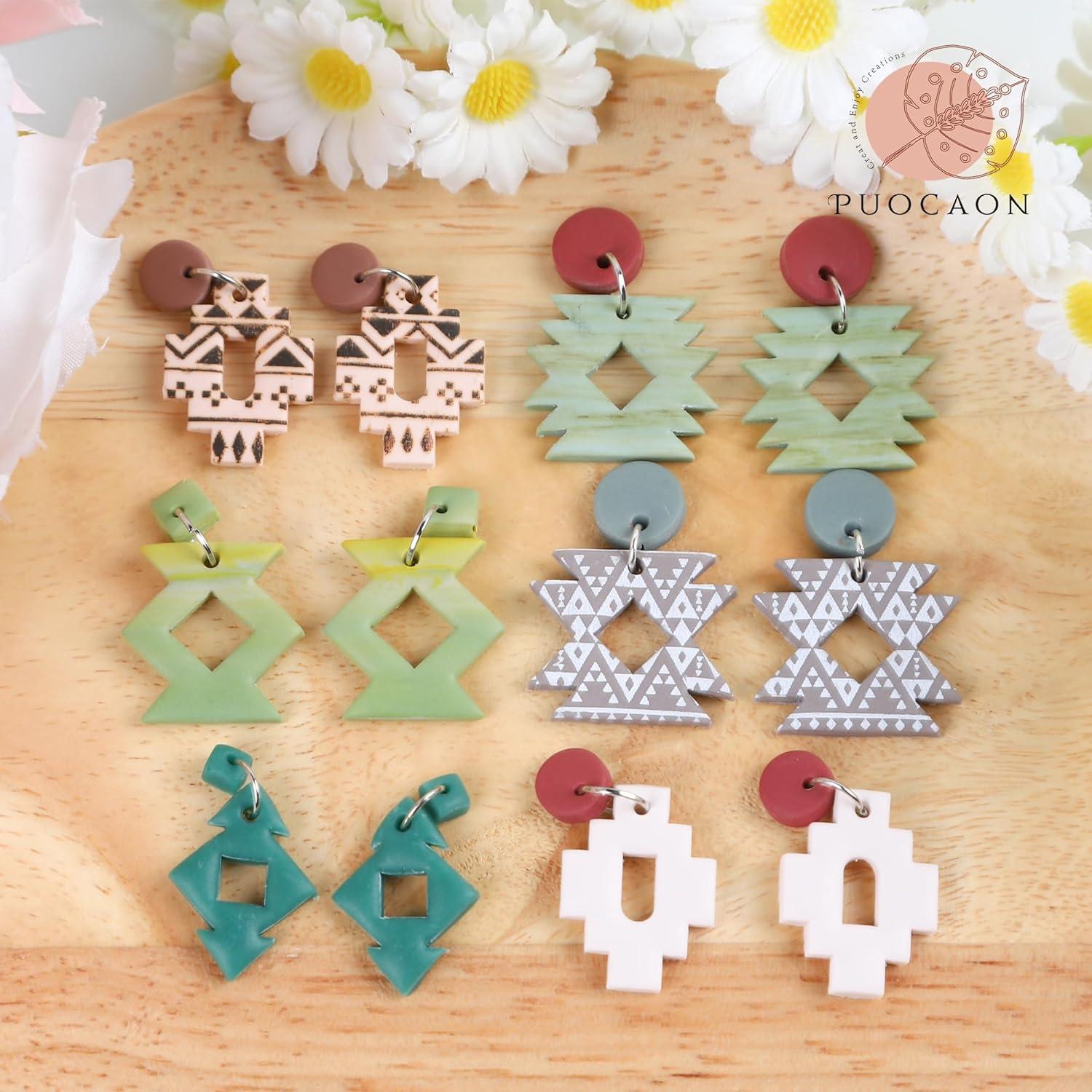 Cortadores de Arcilla Polimérica Puocaon - 6 Piezas Azteca