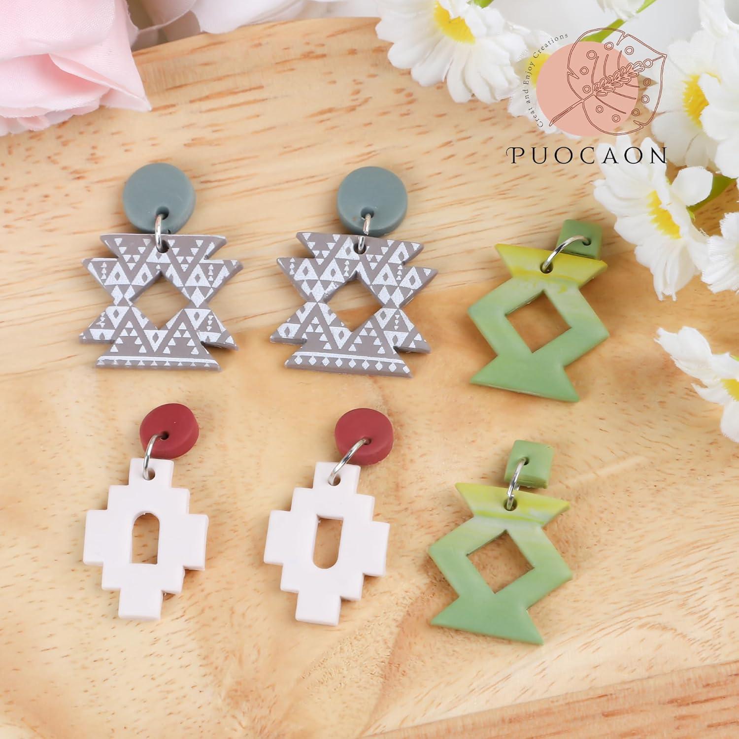 Cortadores de Arcilla Polimérica Puocaon - 6 Piezas Azteca