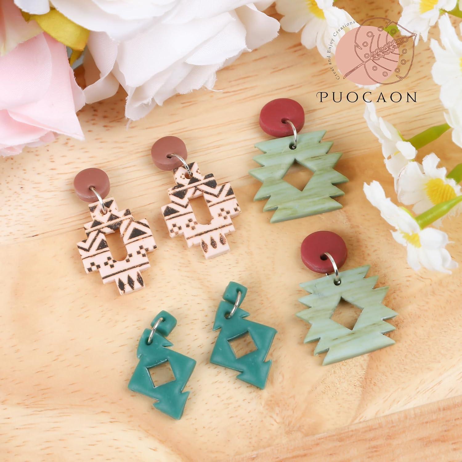 Cortadores de Arcilla Polimérica Puocaon - 6 Piezas Azteca