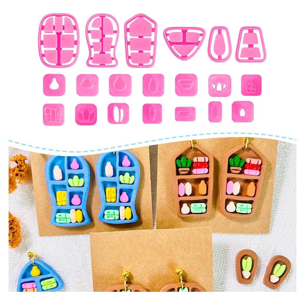 Conjunto de cortadores de arcilla polimérica Xaekicr 20 piezas