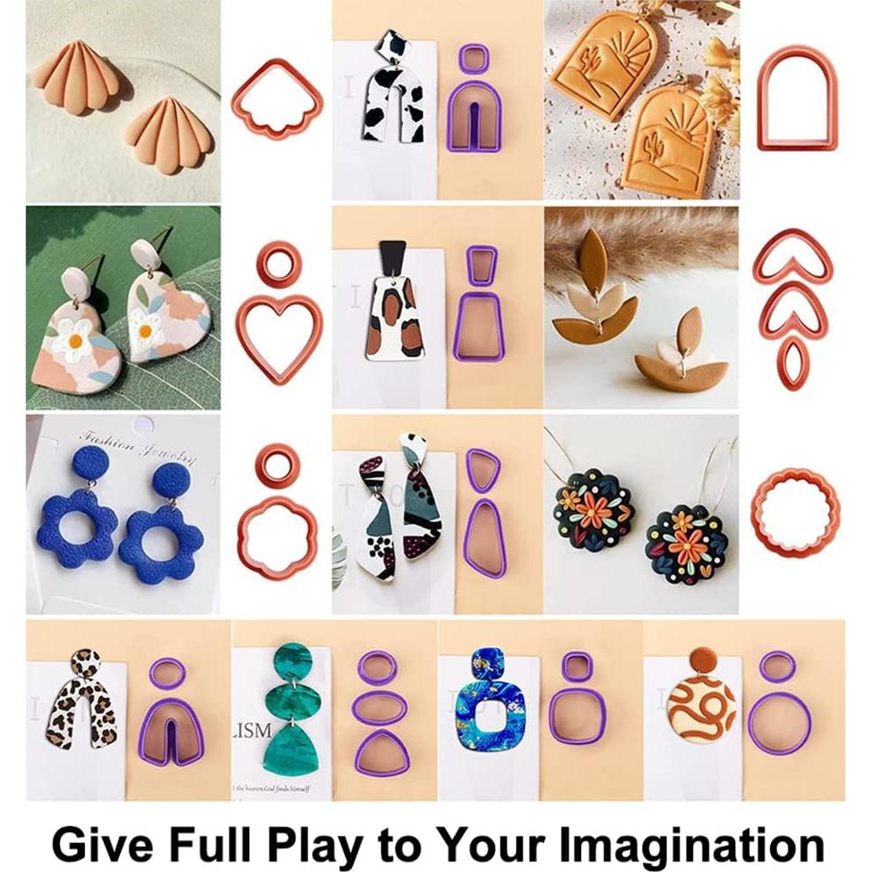 Set de herramientas de arcilla PTFJZ 160 piezas para aretes