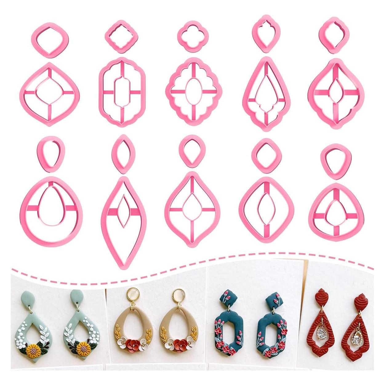 Conjunto de Cortadores de Arcilla Boho Keoker 20 Piezas