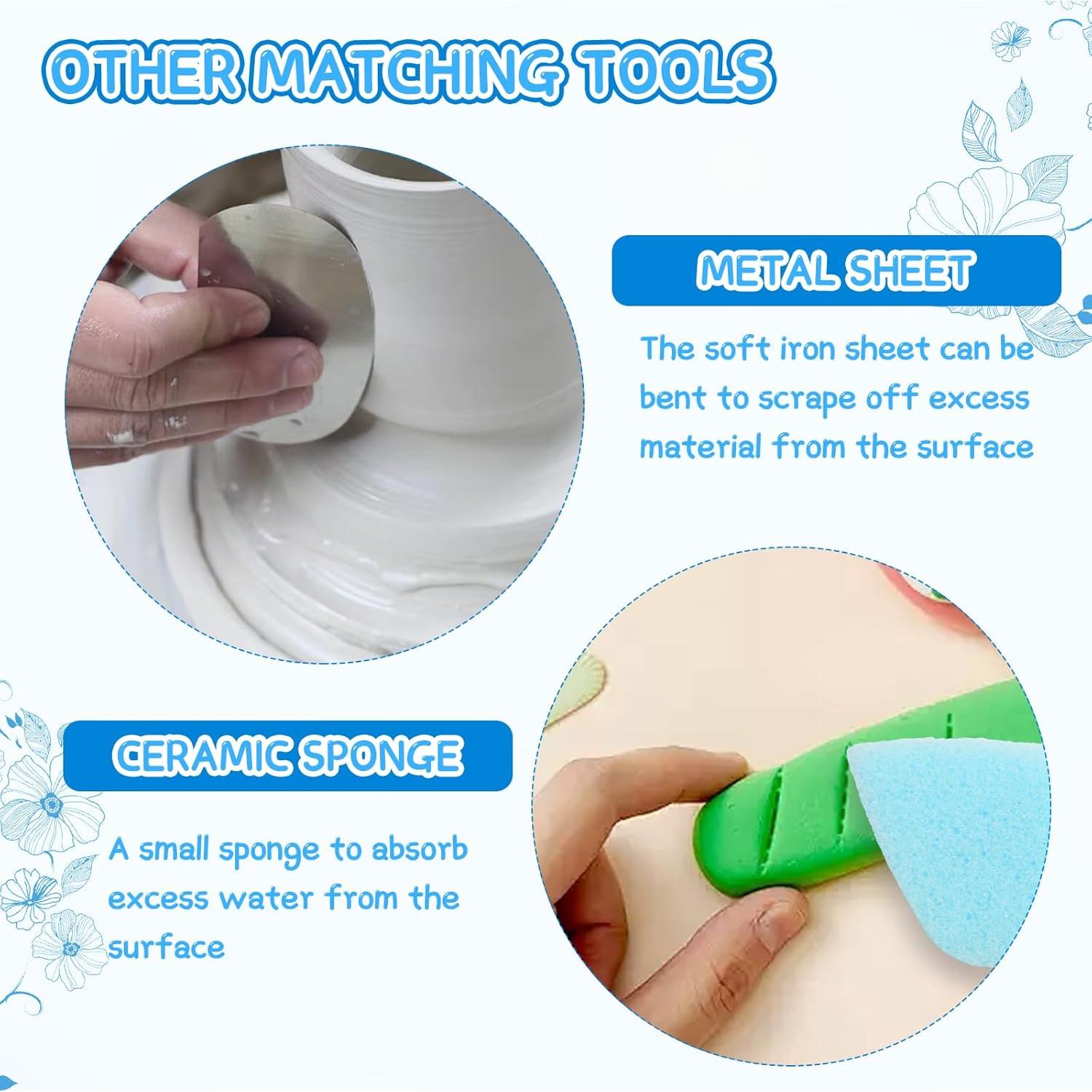 Kit de Herramientas de Arcilla 16 Piezas LYASILYHS - Esculpido