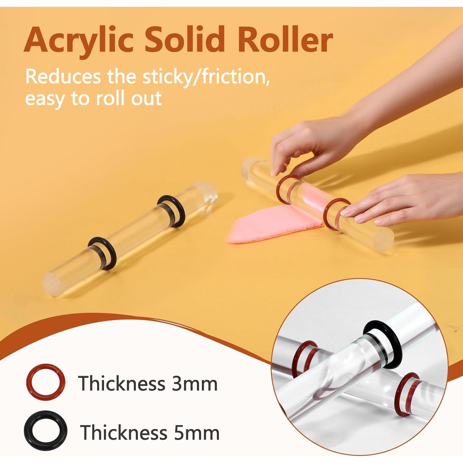 Kit de Herramientas de Arcilla Polimérica Wolwefa - 5 Piezas